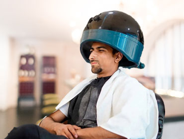 Simple hair spa treatment (men)