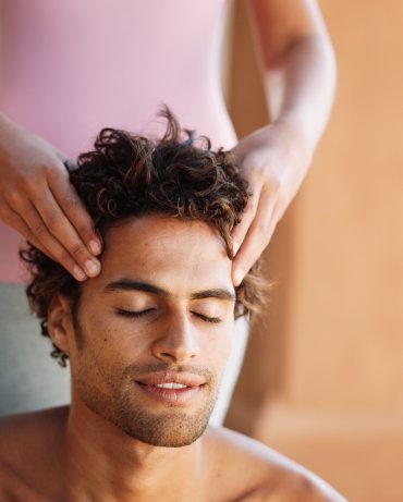 hot oil massage (men)